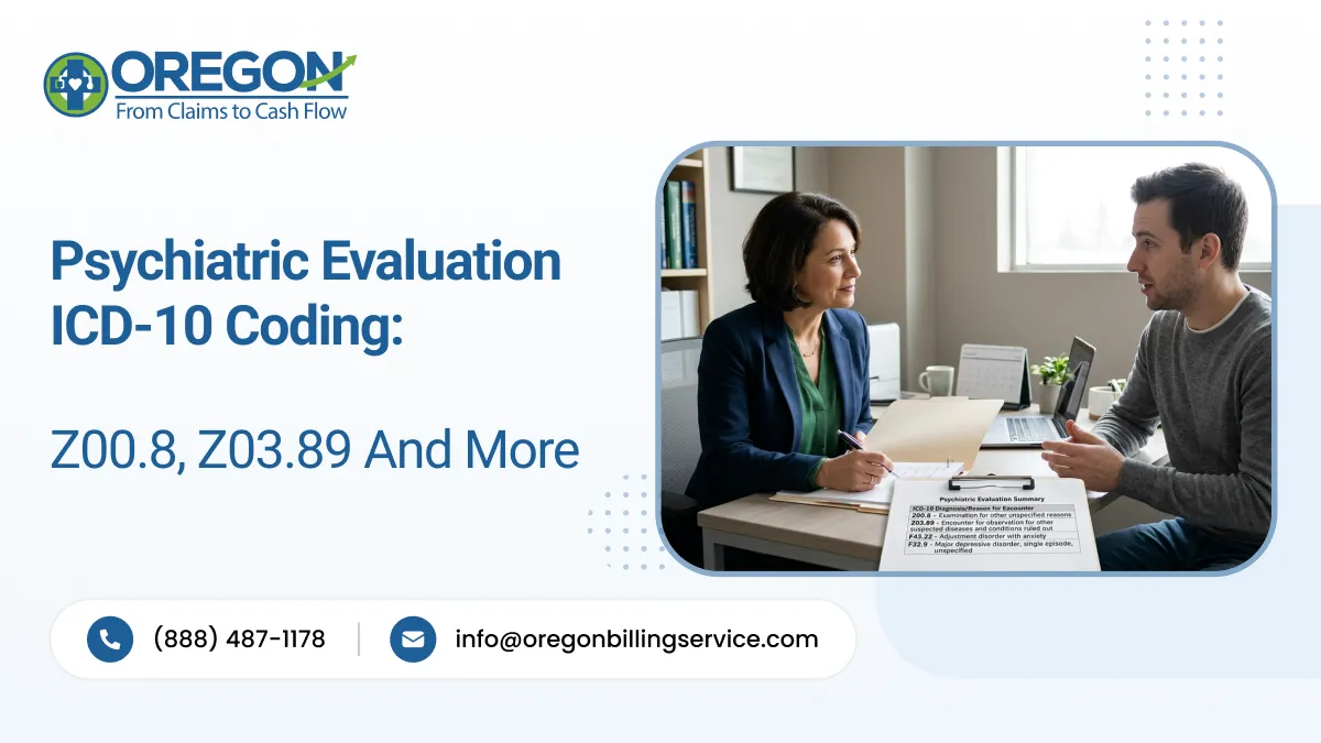 Psychiatric Evaluation ICD-10 Coding: Z00.8, Z03.89 and More